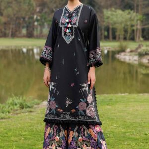 2 Piece - Digital Printed Embroidered Suit - 42601416