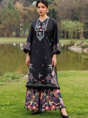 2 Piece - Digital Printed Embroidered Suit - 42601416