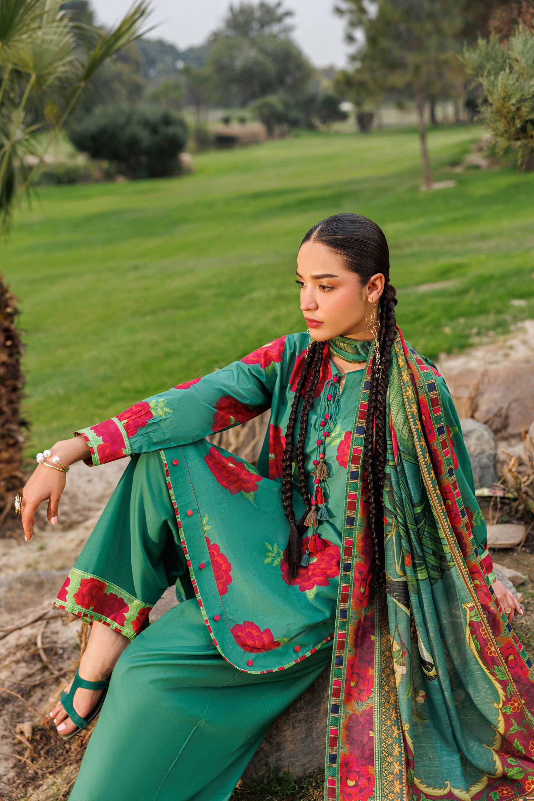 3 Piece - Digital Printed Suit - 42601484 - Image 4