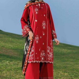 3 Piece - Digital Printed Embroidered Suit - 42601550